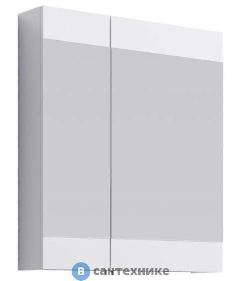 Шкаф-зеркало Aqwella Бриг 70, белый (Br.04.07/W)