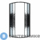 картинка Душевое ограждение Niagara Eco NG-1007-14 BLACK (90х90х190) четверть круга, раздвижное, черный, стекло мозаика