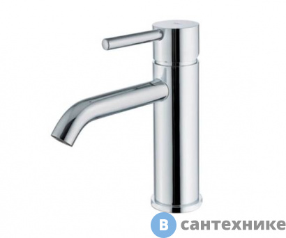 картинка Смеситель M&Z MZE00201 MZ-Expo для раковины 93 мм, гладкий, хром