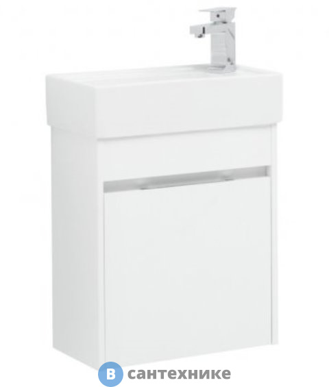 Тумба под раковину Aquanet Лидс 50 белый (239741)