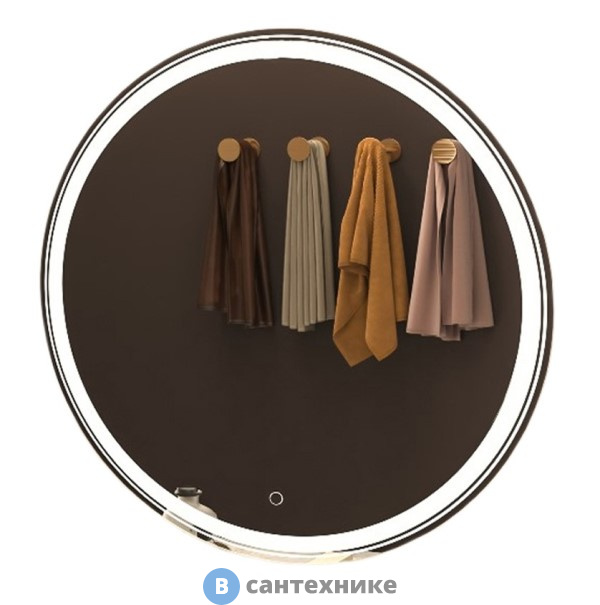 Зеркало AZARIO Olivia влагостойкое с подсветкой 800*800 (CS00066641)