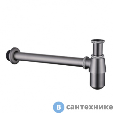 картинка Сифон для раковины ABBER AF0032NG никель
