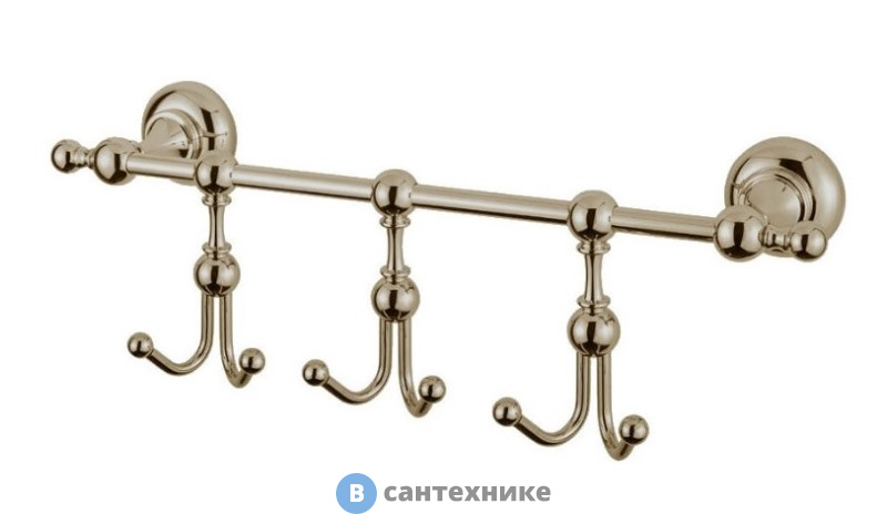 Крючок Cezares APHRODITE-THK-02-M тройной, Бронза