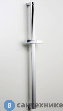 картинка Стойка для душа WasserKRAFT A037 79 см нержавеющая сталь, хромоникелевое покрытие, ABS-пластик
