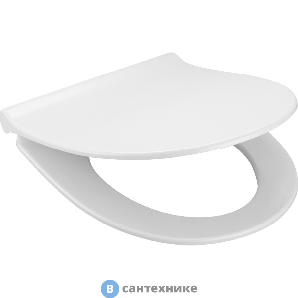 Крышка/сиденье Roca 801392002 VICTORIА с микр., быстрое снятие, стальные петли (белый)