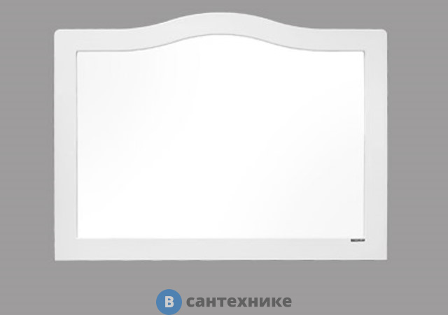Зеркало Comforty Монако-120 белый глянец