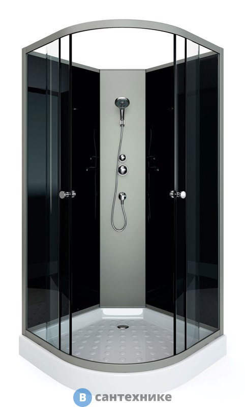 Душевая кабина Arcus S-01G (90x90) тон. стекло, низ. поддон