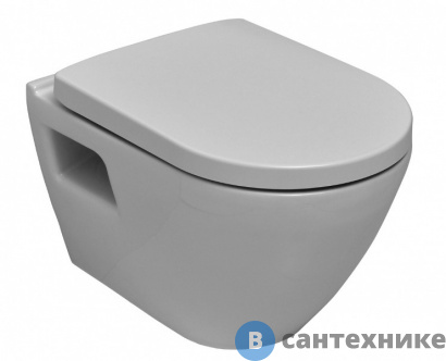 картинка Унитаз подвесной SEREL SMART с сиденьем-микролифт (SM10+Beta)