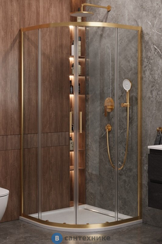 Душевой уголок CEZARES MOLVENO-R-2-100-C-BORO-IV без поддона