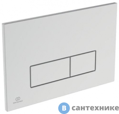 картинка Клавиша смыва Ideal STANDARD R0121AA OLEAS M2 двойной смыв (хром)