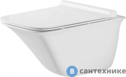 картинка Унитаз Grossman GR-4413S (510*355*370) подвесной, с тонкой крышкой