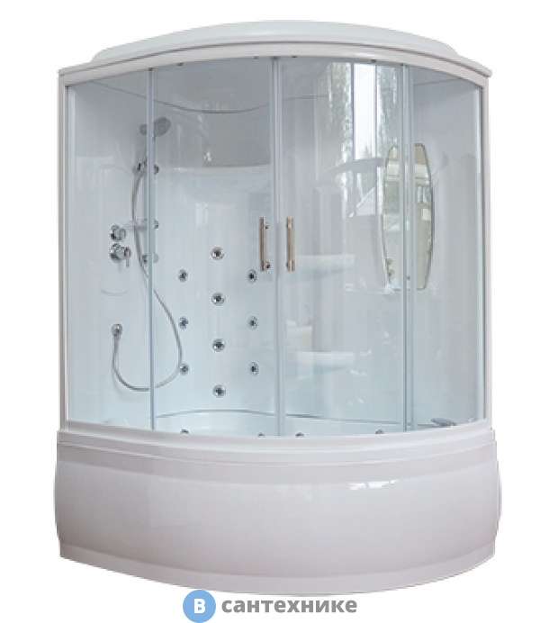 Душевая кабина Royal Bath RB 140ALP-T L 1400x950x2250 (прозрачное)