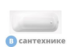 Ванна Bette BetteForm 2942-000 PLUS AD 1600х700, сталь, без ножек и сифона