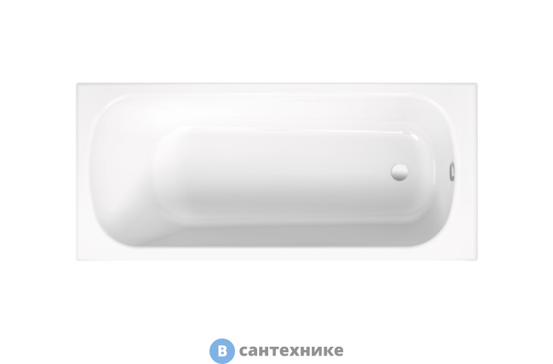 Ванна Bette BetteForm 2942-000 PLUS AD 1600х700, сталь, без ножек и сифона