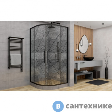 картинка Душевое ограждение DTO HB 120 Black