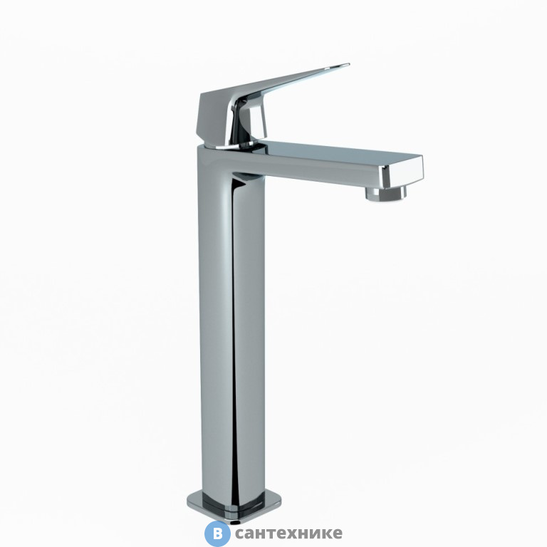 Смеситель Paini Bari RTCR205LL для раковины, без донного клапана, высокий, хром
