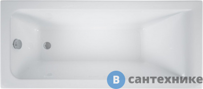 картинка Акриловая ванна Aquanet Aura 165x70 (с каркасом) (362711)