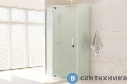 картинка Душевой уголок Royal Bath RB 1285TR-C 85х120х200 (матовое) без поддона
