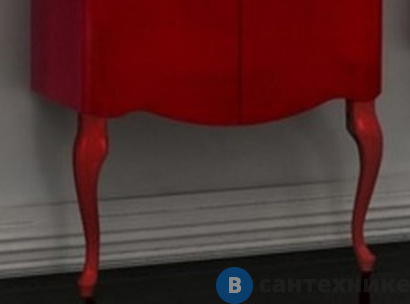 картинка Ножки Акватон ВЕНЕЦИЯ фигурные, бордо (1A155403XX940)