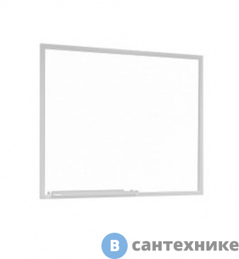 картинка Зеркало Grossman ЛОФТ-90 см с полкой белое