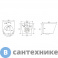 картинка Унитаз подвесной ABBER Bequem AC1102T белый, безободковый, смыв торнадо, с сиденьем