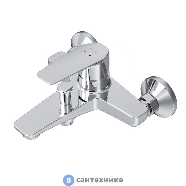 Смеситель AM.PM Gem F90A10000 для ванны/душа, хром