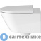 картинка Унитаз подвесной Duravit D-Neo 45770900A1 безободковый, с сиденьем