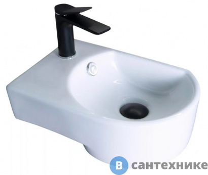 картинка Раковина подвесная GID-ceramic N9273R белый (410х270х140)