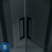 картинка Душевое ограждение Grossman Classic 300.K33.04.1010.21.10 (100*100*195) квадрат, раздвижн, черн. мат, стекло тонированное, без поддона