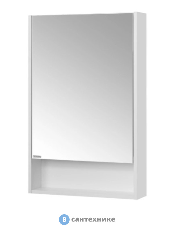 Зеркальный шкаф Акватон Сканди 55 белый (1A252102SD010)