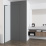 Душевая перегородка Vincea Волк-Ин (Walk-In) VSW-7HA900CLB, 900*2000, черный матовый, стекло прозрачное