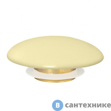 картинка Накладка на слив для раковины ABBER AC0014MY желтая матовая, керамика
