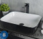 картинка Раковина GID-ceramic Nc366 накладная, чёрный (500х390)