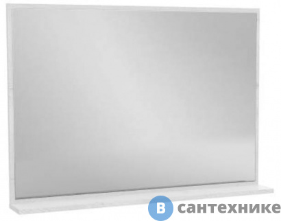 картинка Зеркало Jacob Delafon VIVIENNE EB1598-N18 100 см, белый меламин