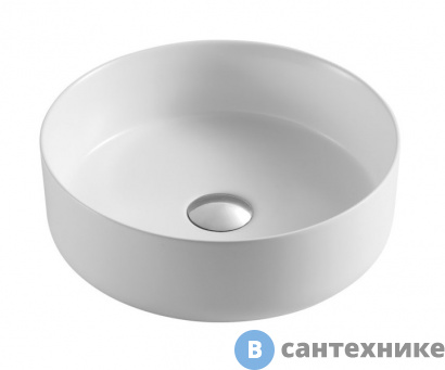 картинка Раковина AZARIO AZ-3134-MW накладная матовая (бел) 355*355*120 мм