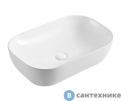 картинка Раковина AZARIO AZ-2143 SP накладная 505*405*140 глянец белая
