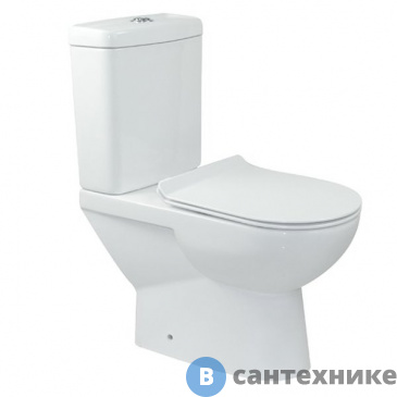 картинка Унитаз без бачка BelBagno RICCO BB275CPR безободковый, без сиденья