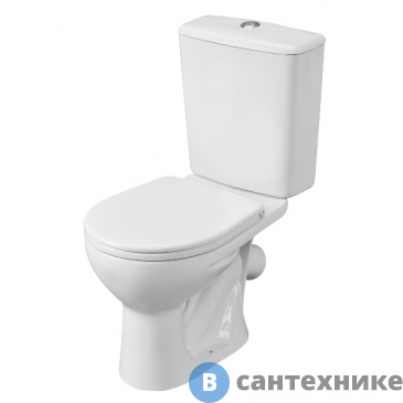 картинка Унитаз-компакт Santeri Орион белый (+арм, крепл.,сид.)