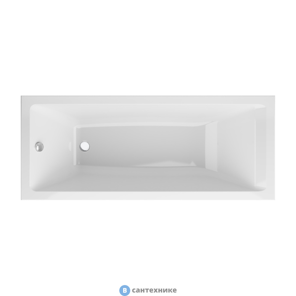 Ванна АМ.РМ Gem W93A-170-070W-A акриловая 170x70 см