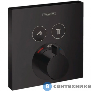 картинка Смеситель Hansgrohe ShowerSelect 15763670 терм./ 2 потр., без внутренней части