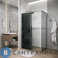 картинка Душевое ограждение Grossman Galaxy 120.K33.01.1190.42.10 (110*90*195) графит сатин, стекло тонированное, без поддона