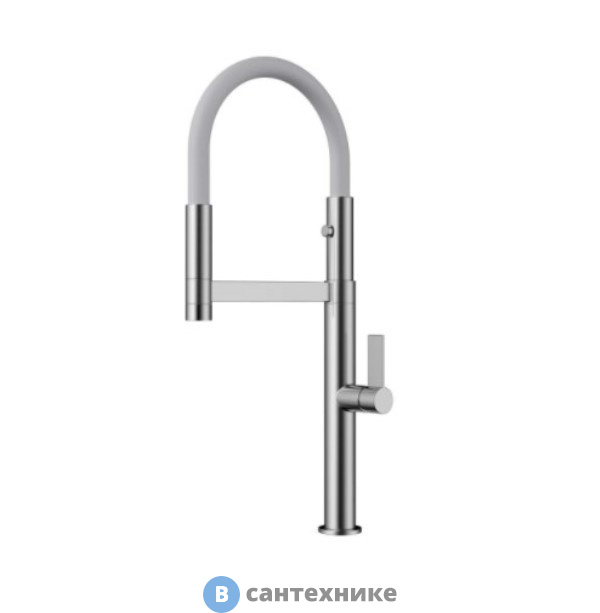 Смеситель OMOIKIRI Osaka-BN-WH нержавеющая сталь/белый (4994305)