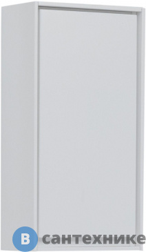 картинка Шкаф навесной Aquanet Милан 35 белый глянец (339959)