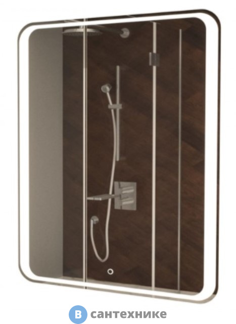 Зеркало с подсветкой Art & MAX Elegant 700x800 AM-Ele-700-800-DS-F