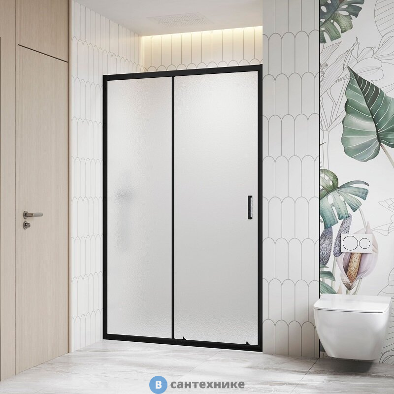 Душевая дверь RGW CL-13B 150*195 чёрный/ Cora (06091315-44)