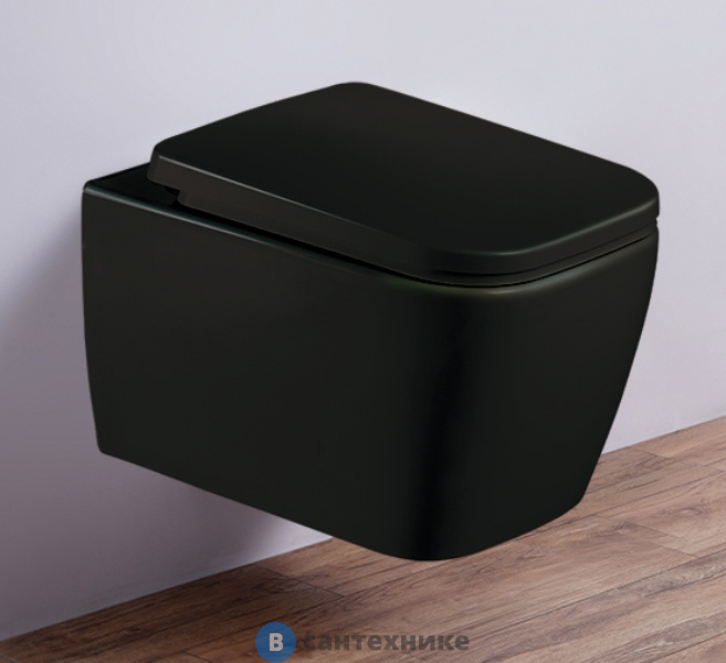 Унитаз подвесной ESBANO TIRON-C (Matt Black)