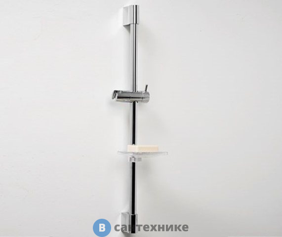 Душевой гарнитур WasserKRAFT A063 66,5 см нержавеющая сталь, хромоникелевое покрытие