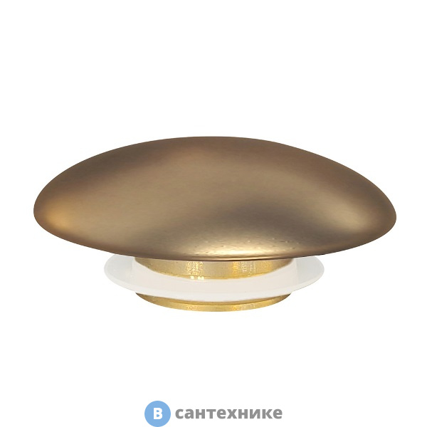 Накладка на слив для раковины ABBER AC0014MMG золото матовое, керамика