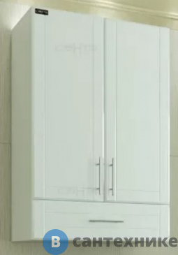 картинка Шкаф подвесной СанТа Дублин 600*900 1 ящ. над стиральной машиной (423003)