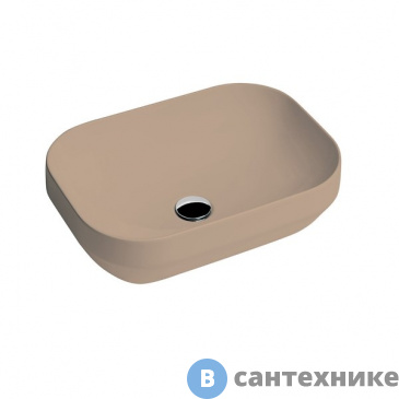 картинка Раковина AXA Decus 8520010 накладная прямоугольная 500х350х150 мм, Sahara Matt